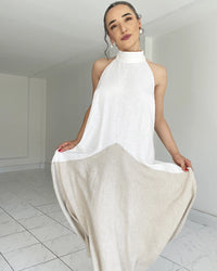Burcu Aslan Dress SALIRO LINEN DRESS