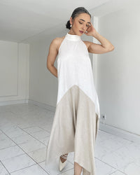 Burcu Aslan Dress SALIRO LINEN DRESS
