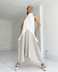 Burcu Aslan Dress SALIRO LINEN DRESS