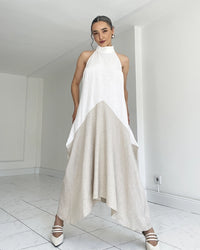 Burcu Aslan Dress SALIRO LINEN DRESS