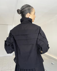 Burcu Aslan Shirt SIGO COTTON BLACK SHIRT