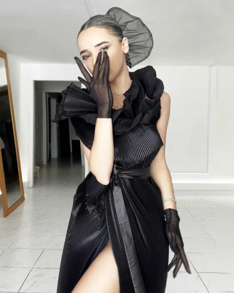 Burcu Aslan Accessory TUKI TULLE HEAD ACCESSORY