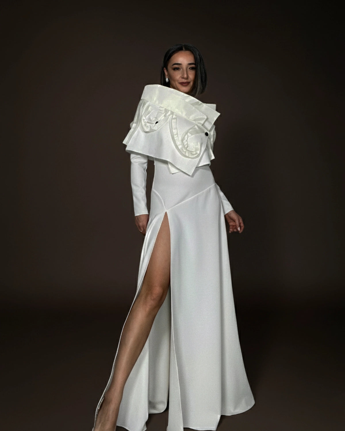 Burcu Aslan Etol UZAL CASHMERE FABRIC STOLE